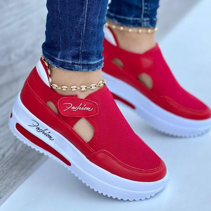 Ademende Dames  MeshSneakers – Liana