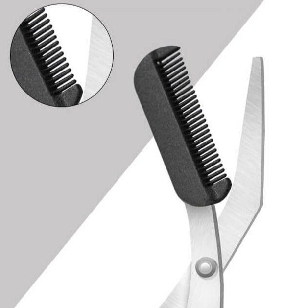 Wenkbrauwenschaar met Kam – TrimLuxe