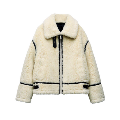 Teddy Pilotenjas - Dilara | Trendy, Warm, Oversized & Stijlvol!