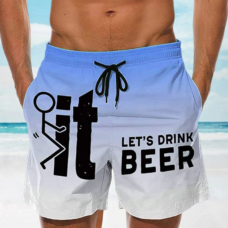 Hawaii Heren Zwembroek met Elastische Taille – Fabio