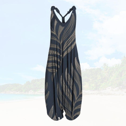 Zomerse Dames Jumpsuit met Losse Pasvorm – Elenya