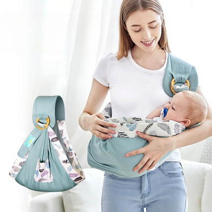 Multifunctionele babydrager met borstvoedingsfunctie van katoen – 0 tot 36 maanden