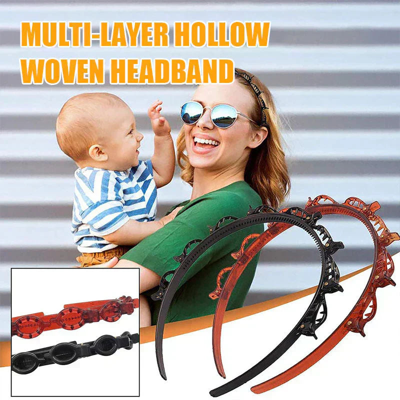 Gevlochten Haarband met Grip – Bibi