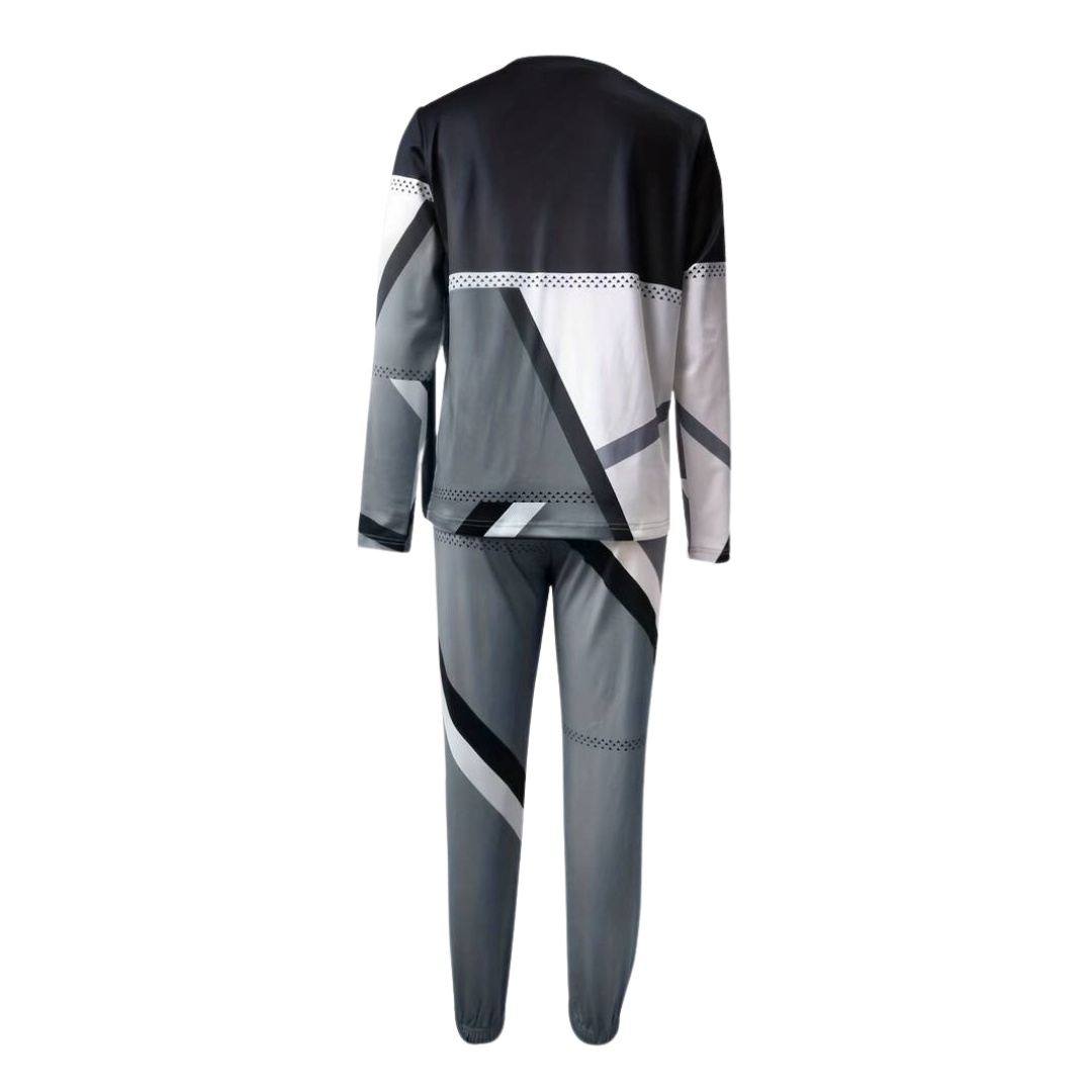 2-delig Set met O-hals en Lange Broek - Sophie
