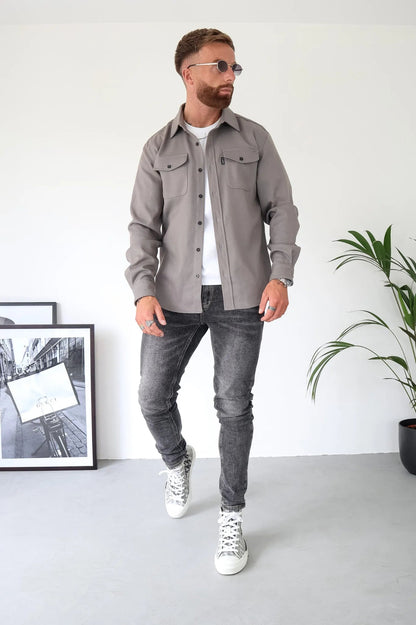 Modern Overhemdjack voor Heren – Elias