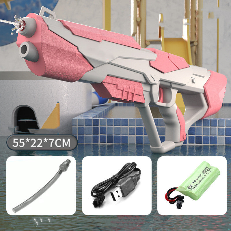 Waterpistool met drukstraal & USB-accu voor kinderen & volwassenen – SpritzPower X1
