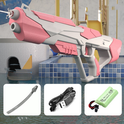 Waterpistool met drukstraal & USB-accu voor kinderen & volwassenen – SpritzPower X1