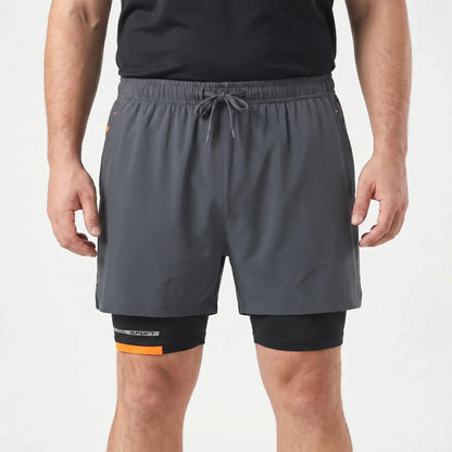 2-In-1 layered Athletic Shorts - Ralph