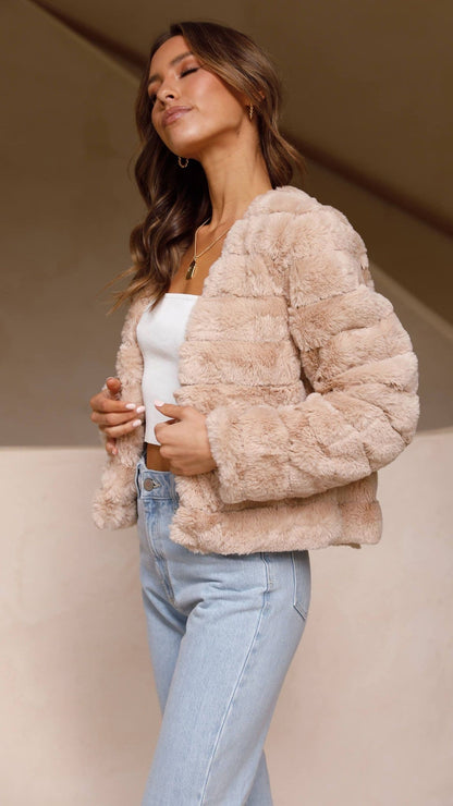 Luxe Dames Crop Jasje - Veloura
