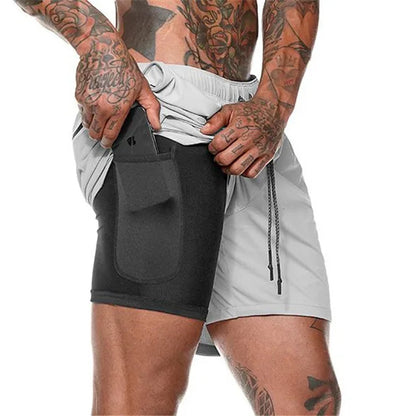 Heren Hardloopshort met Dubbele Laag – Milan