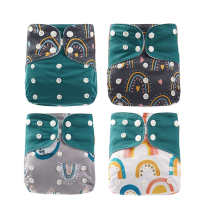 Herbruikbare en lekvrije stoffen luiers voor baby's – ecologisch luierpakket