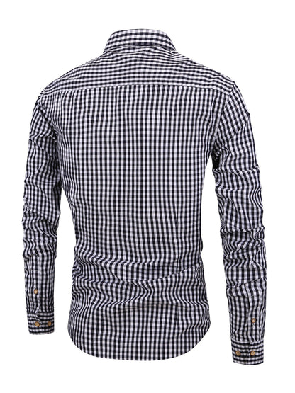 Geruit Herenoverhemd met Comfortabele Pasvorm – Jules