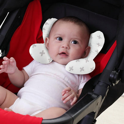 U-vormig babynekkussen voor reizen en kinderwagen – knuffelsteun