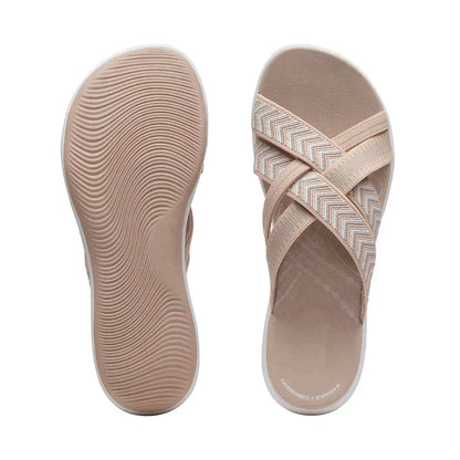 Luchtige Dames Slippers met Schokabsorberend Voetbed – Lina