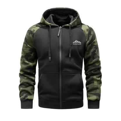 Warm en comfortabel heren camo fleecejack – Ethan