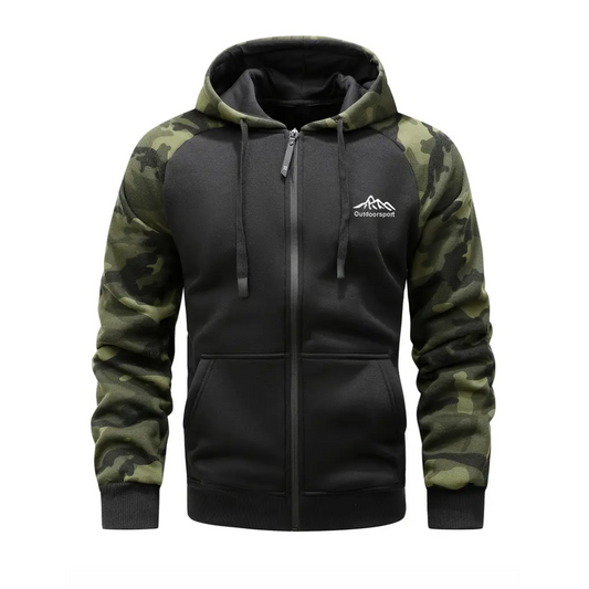 Warm en comfortabel heren camo fleecejack – Ethan