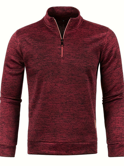 Heren Pullover met Halsrits voor Herfst & Winter – Matteo