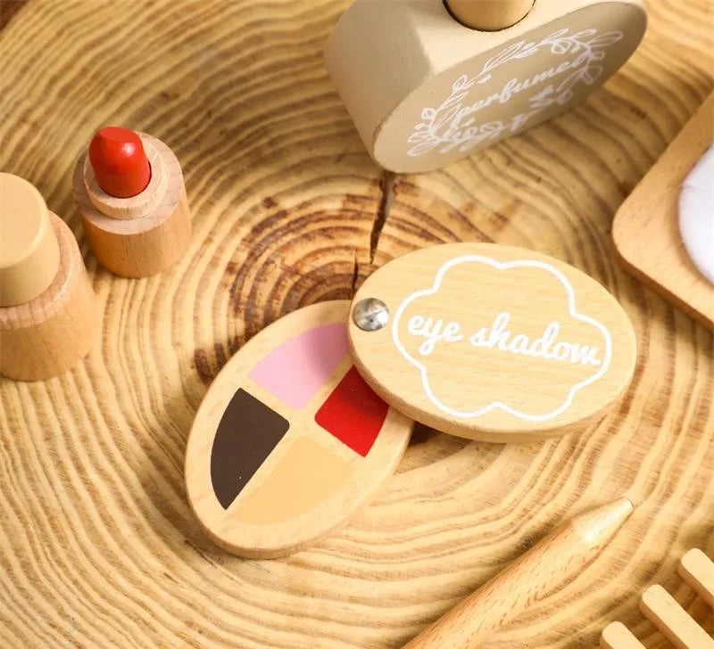 Houten kappers- en schminkset voor kinderen – BeautySpa