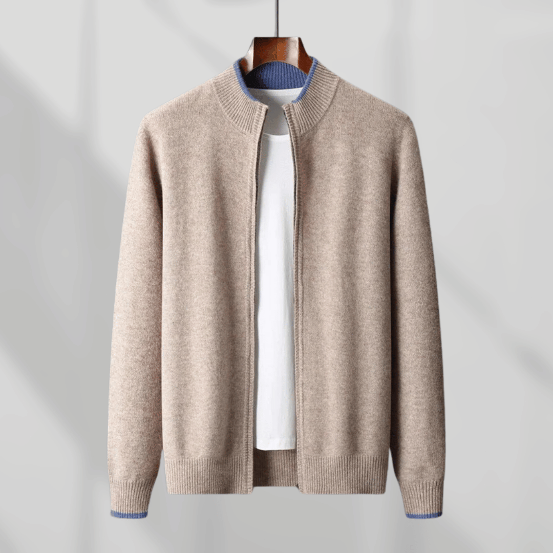 Heren Kasjmier Zip-Jack – Laurent