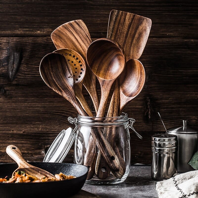 Natuurlijke Houten Keukenset - RustiCook