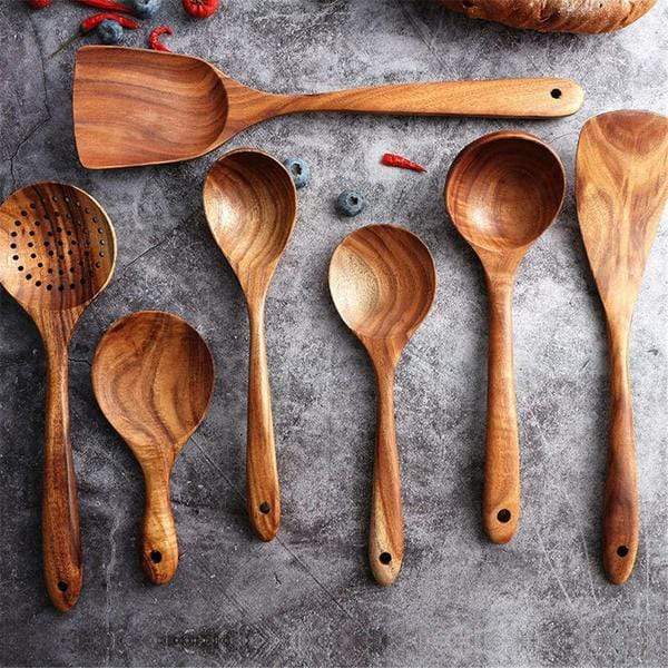 Natuurlijke Houten Keukenset - RustiCook