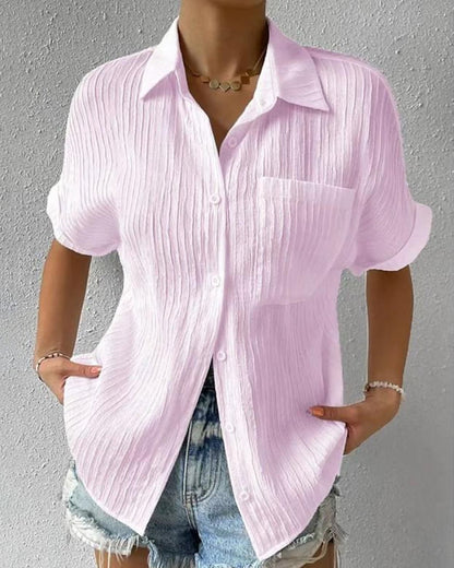 Stijlvolle blouse met korte mouwen – Elena