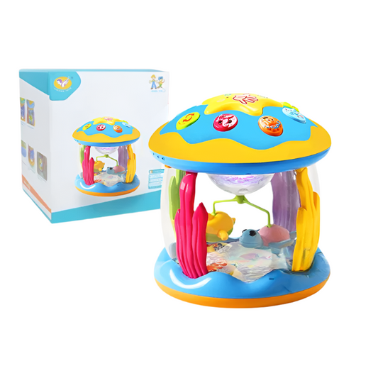 Lichtspel-trommel voor baby's – muziek & projectie voor zintuiglijke ontwikkeling