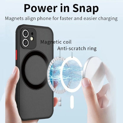 Matte Magnetische Telefoonhoes met MagSafe & Stootbescherming – 1+1 GRATIS