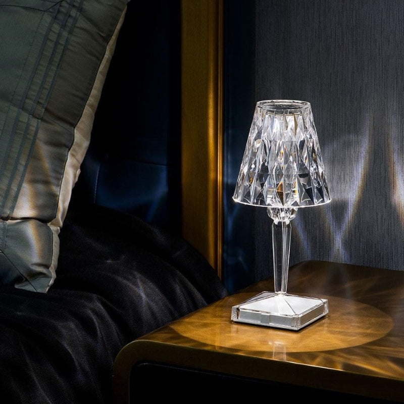 Kristallen Tafellamp met Touchbediening - LumeCrystal