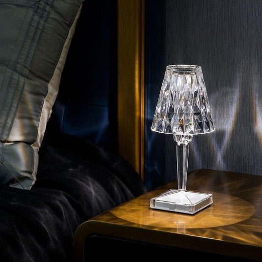 Kristallen Tafellamp met Touchbediening - LumeCrystal