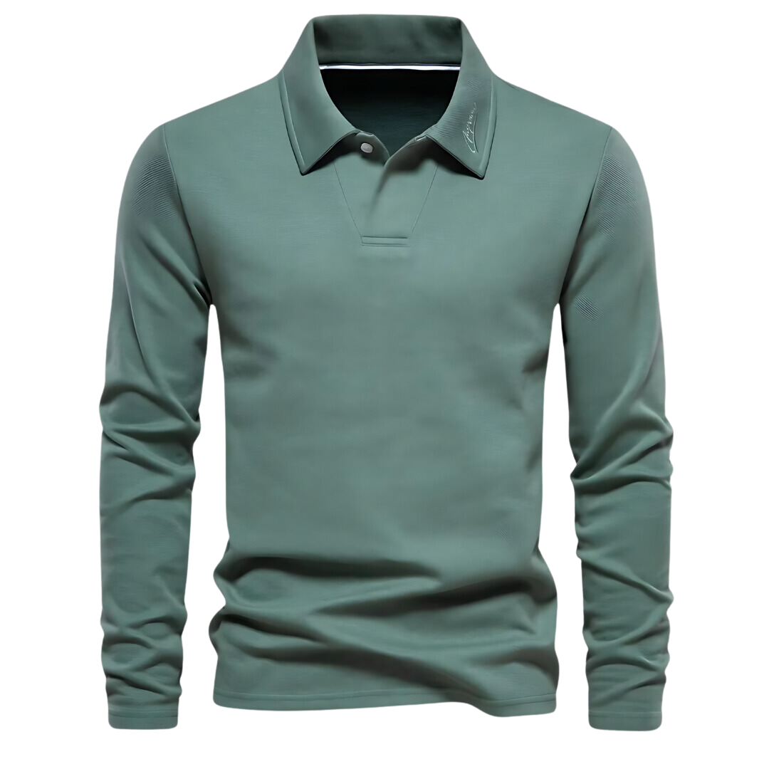 Heren Polo Lange Mouwen - Vince
