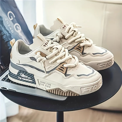 Chunky heren streetwear sneaker met profielzool & comfortpadding – Kairo
