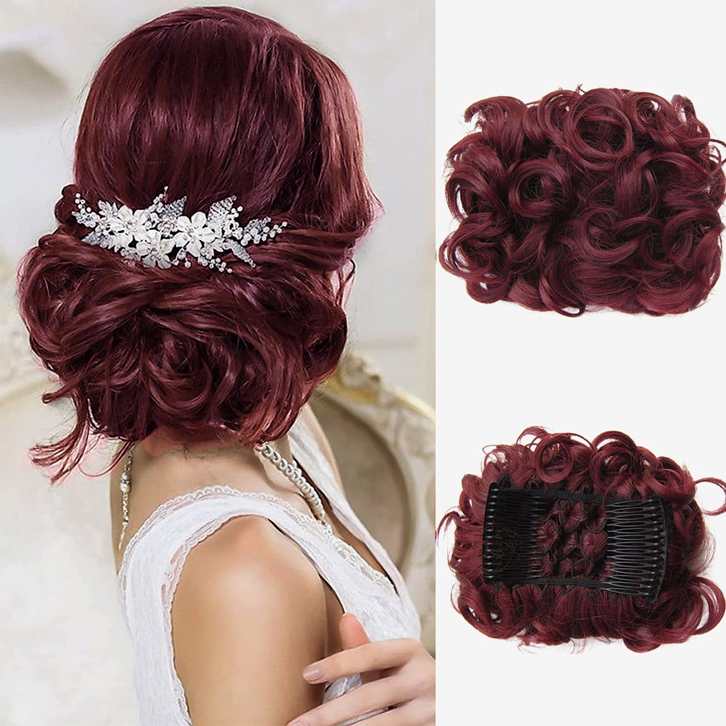Krullende Knot Hairextension – FluffyFix