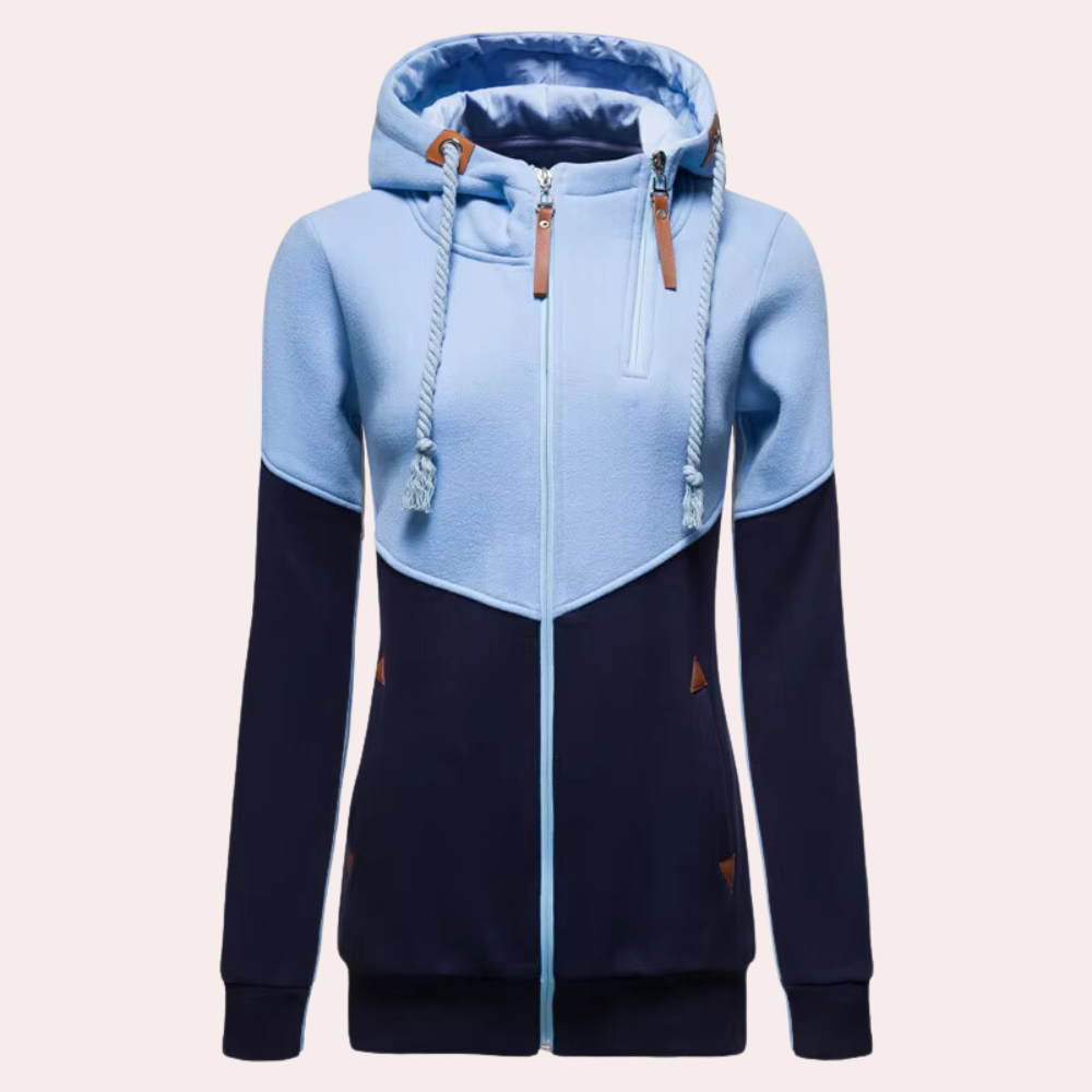 Sportief Damesvest met Rits - Nora