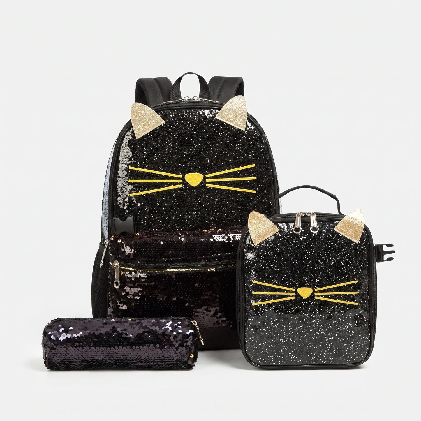 3-Piece Animal Motif School Set - Purrisa