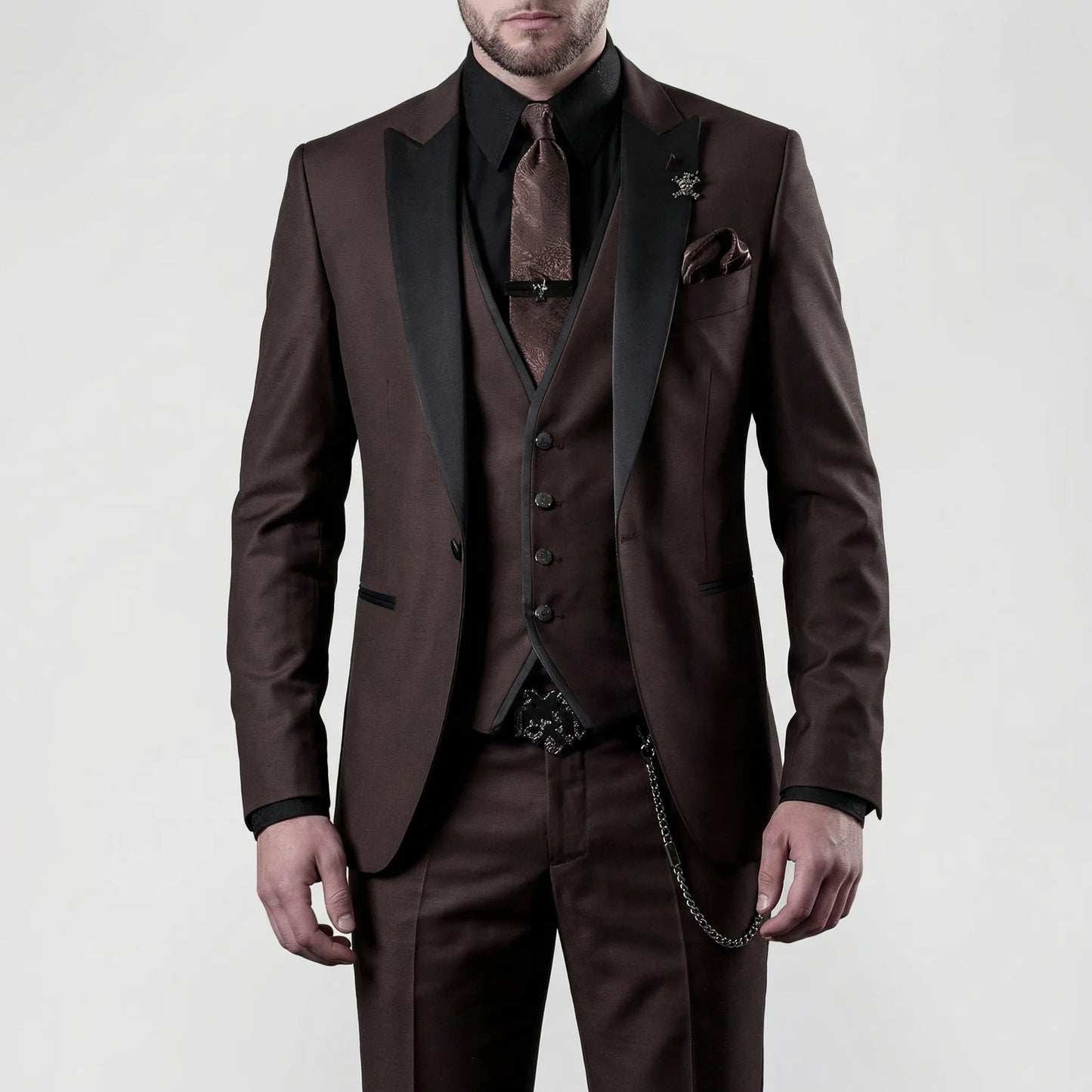 3-Piece Slim Fit Formal Suit - Seth