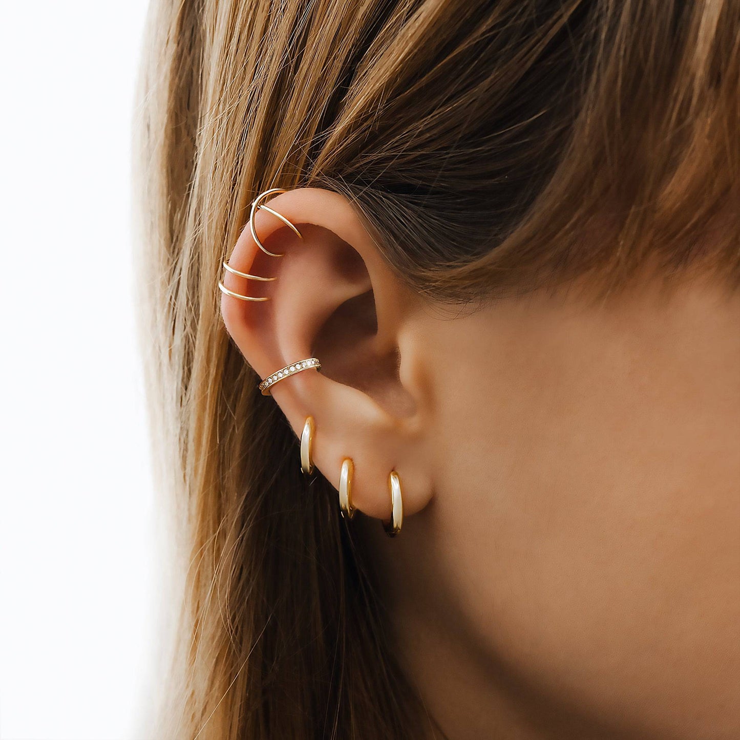 3-Ringen Oorbel Set - Triella