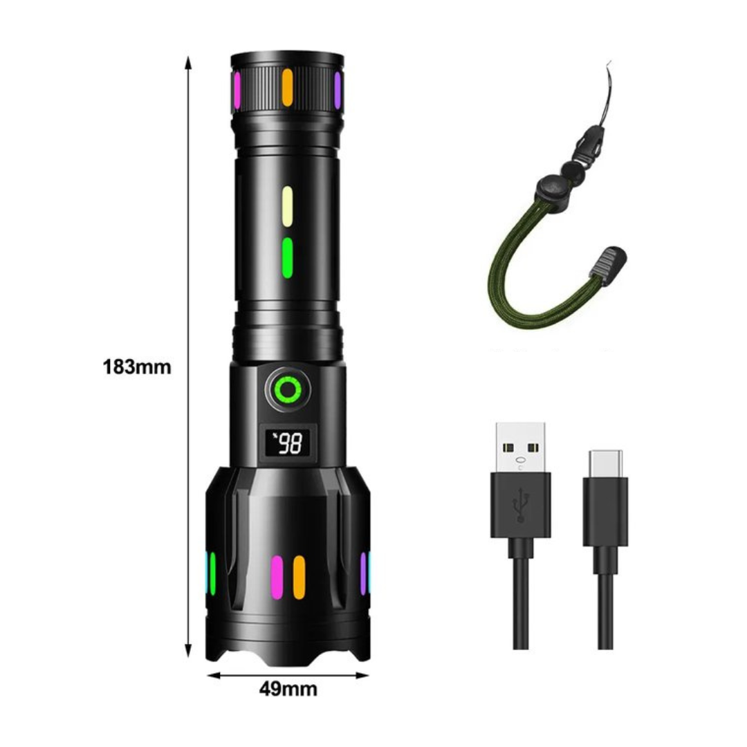 Militaire LED Zaklamp - LumenPro