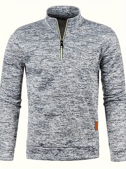 Heren Pullover met Halsrits voor Herfst & Winter – Matteo