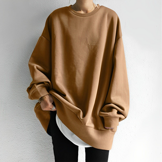 Oversized Dames Trui met Structuurdesign – Anneliesae