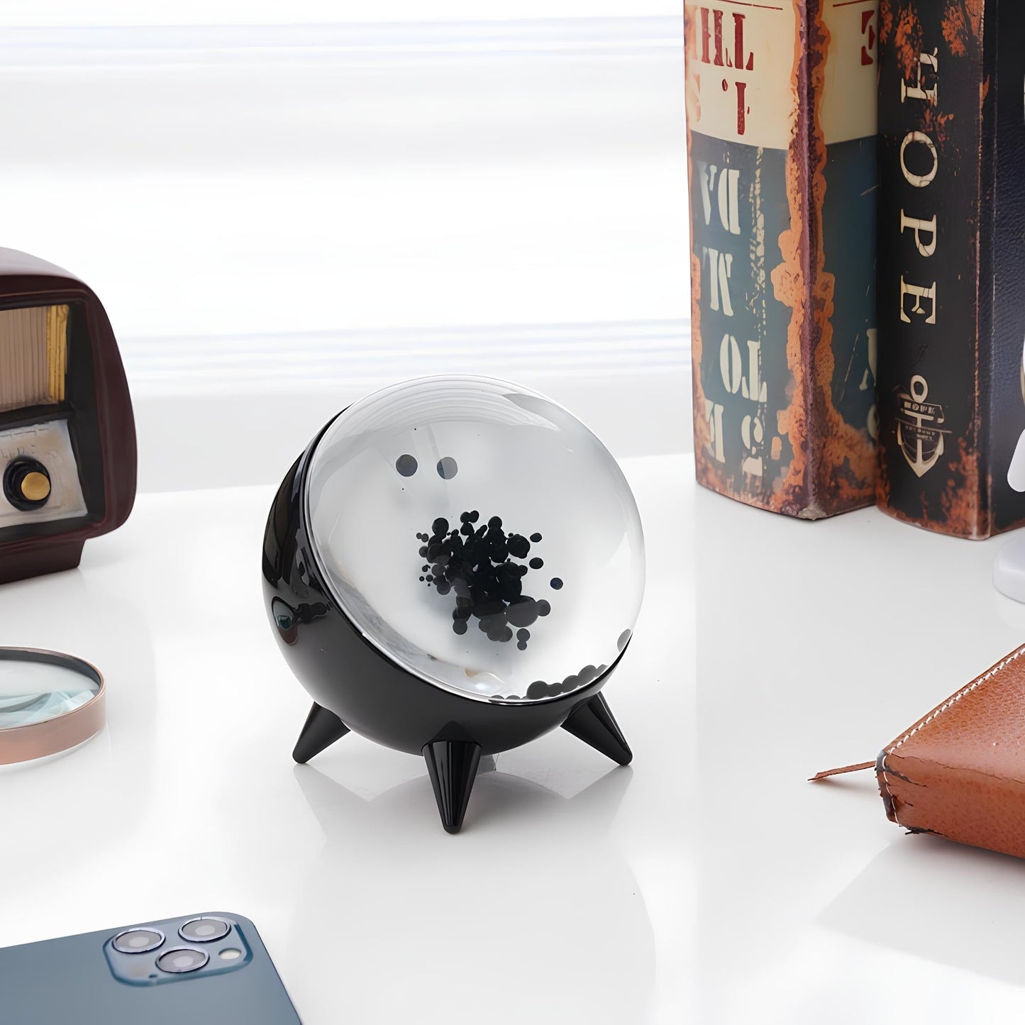 Muziek-Reactieve Ferrofluid Display - MagnePulse