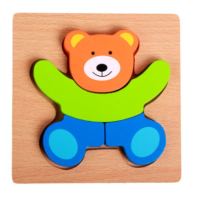 Houten leerpuzzel voor peuters – Ontdekkerset Montessori (1+1 GRATIS)