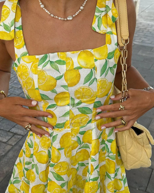 Zomerjurk met Citroenprint – Lianne