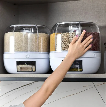 360° Roterende Graandispenser - SpinStore GrainKeeper