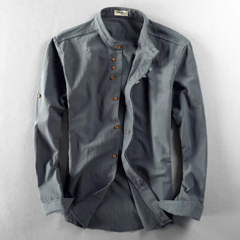 Stijlvol heren vrijetijdsshirt met knoopsluiting - Benno
