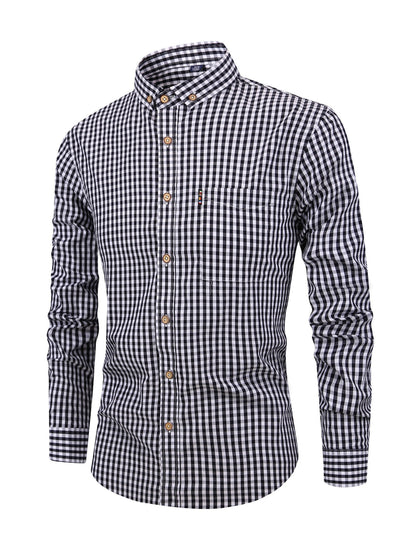 Geruit Herenoverhemd met Comfortabele Pasvorm – Jules