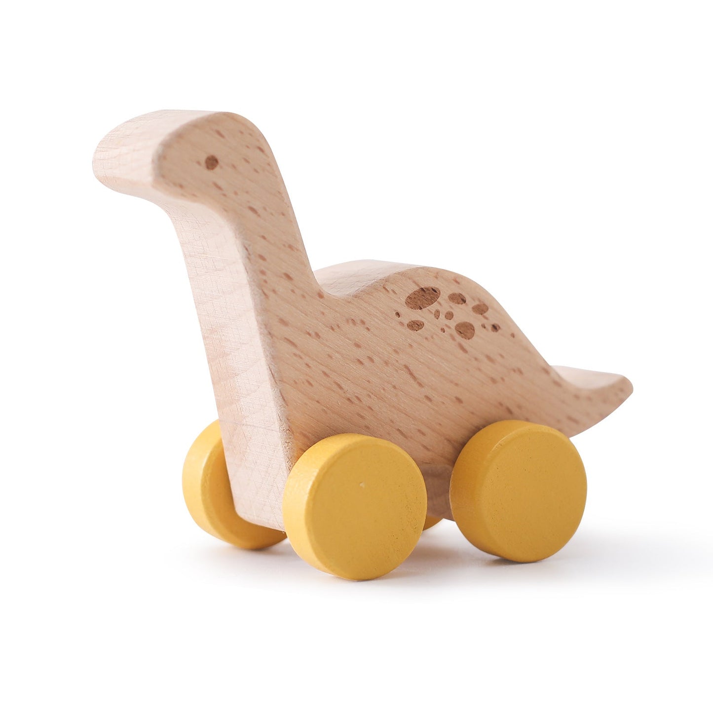 Houten dinosaurus met wieltjes voor kinderen – Koop 1, krijg 1 gratis