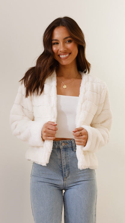 Luxe Dames Crop Jasje - Veloura