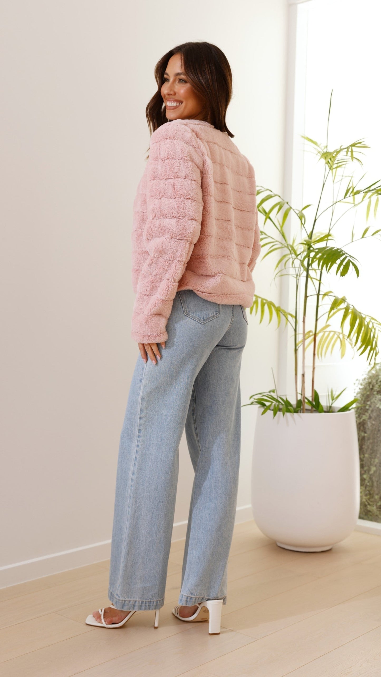 Luxe Dames Crop Jasje - Veloura