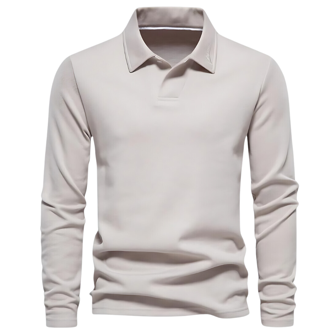 Heren Polo Lange Mouwen - Vince